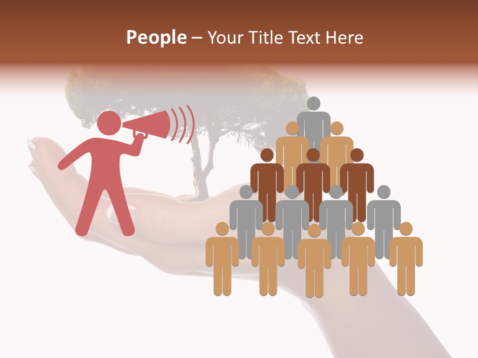 Life Concept Closeup PowerPoint Template