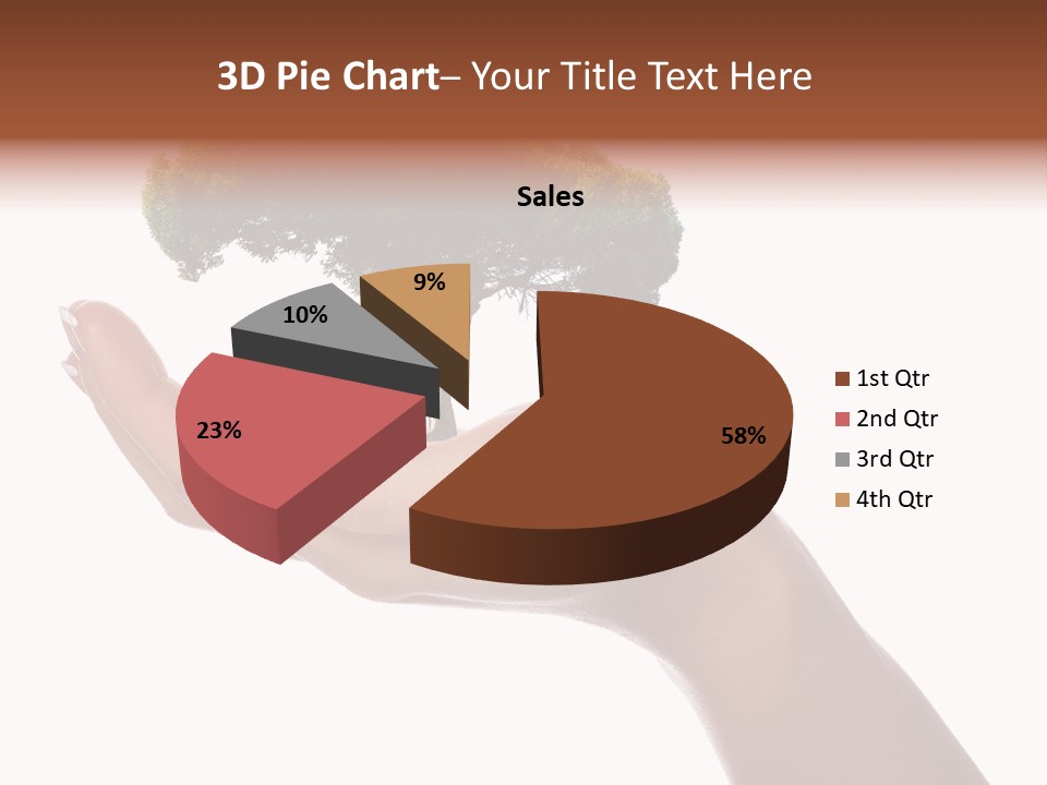 Life Concept Closeup PowerPoint Template