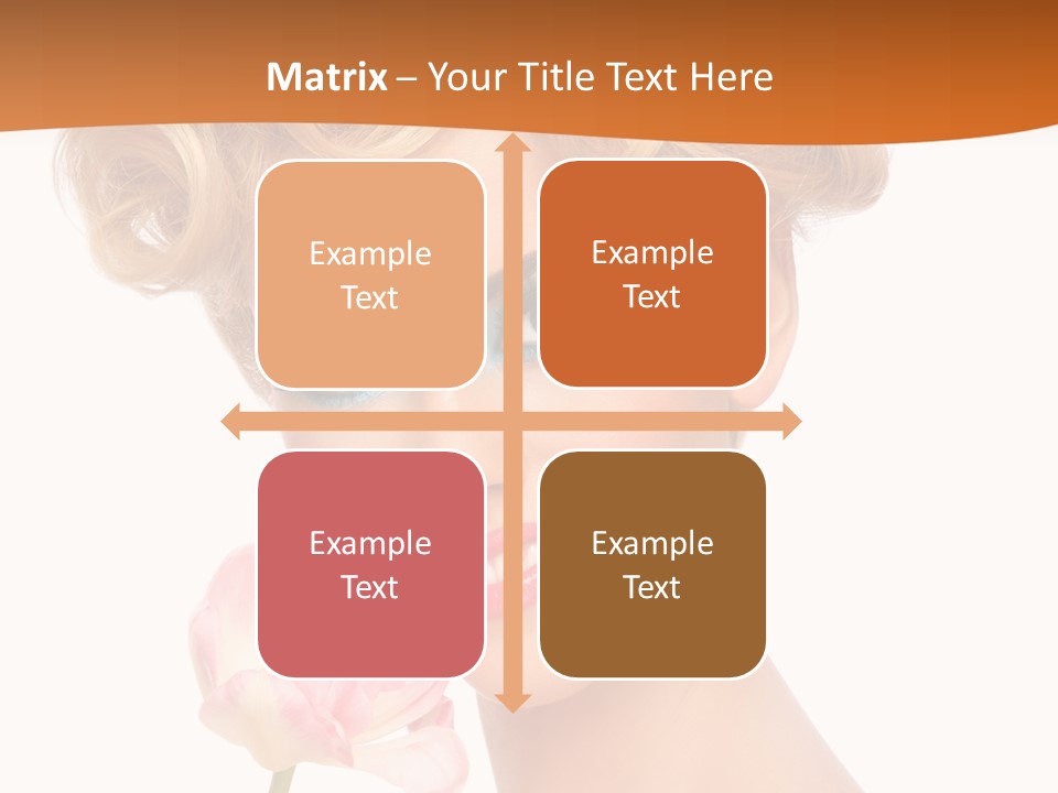 Cosmetology White Background Fashion PowerPoint Template