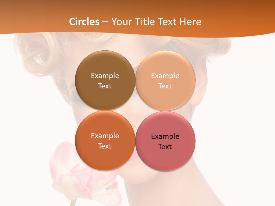 Cosmetology White Background Fashion PowerPoint Template