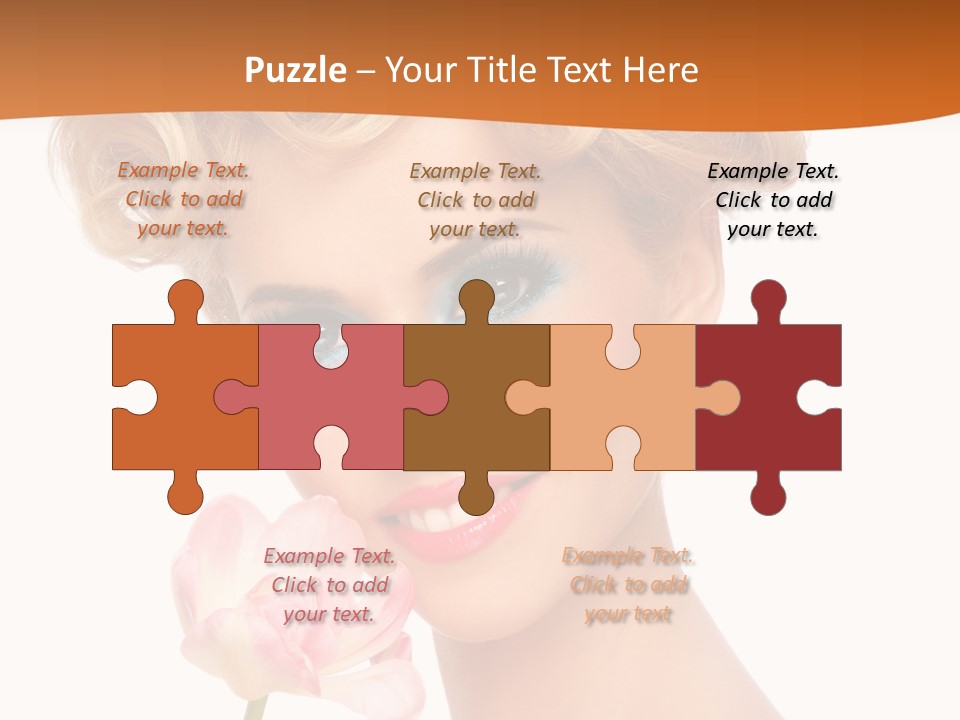 Cosmetology White Background Fashion PowerPoint Template