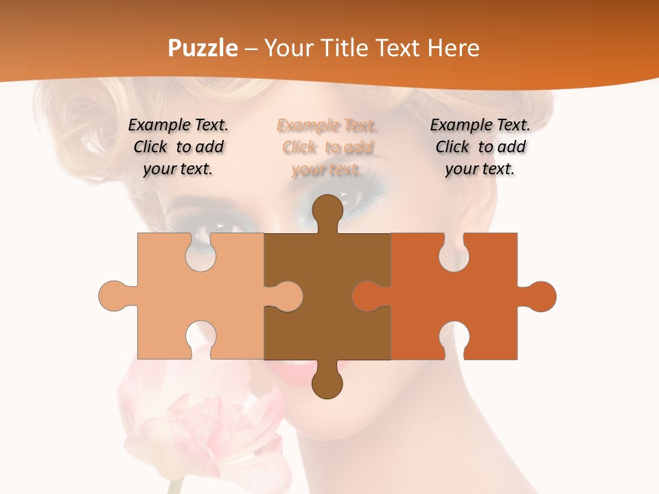 Cosmetology White Background Fashion PowerPoint Template