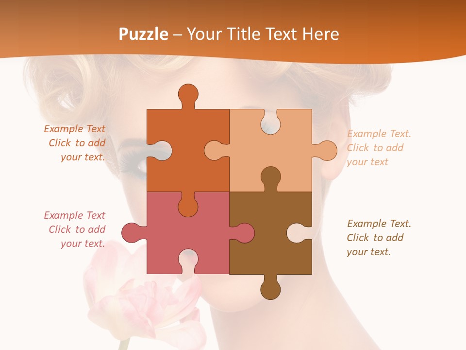 Cosmetology White Background Fashion PowerPoint Template