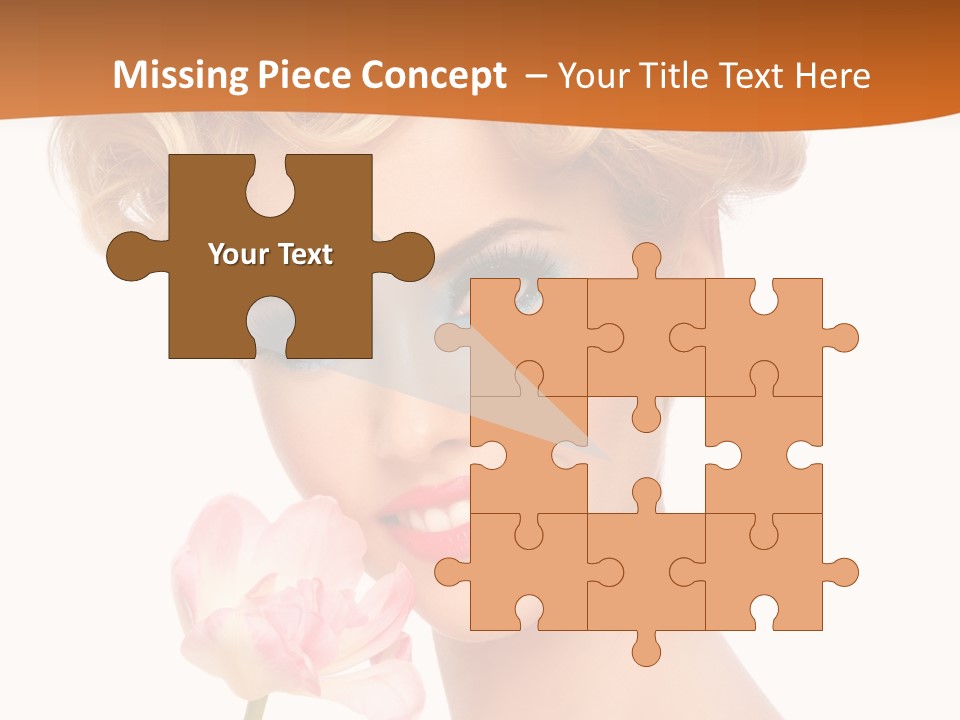 Cosmetology White Background Fashion PowerPoint Template