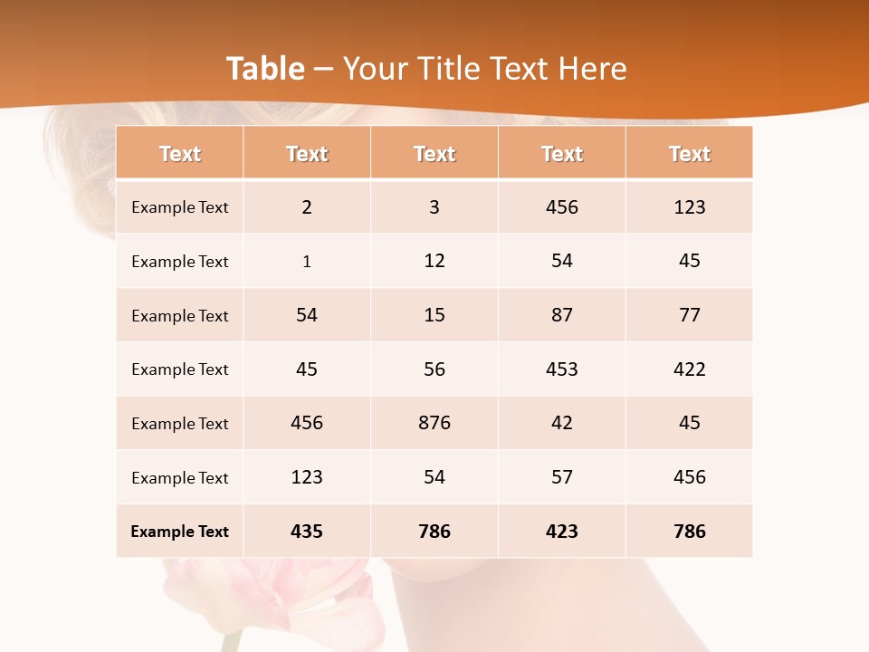 Cosmetology White Background Fashion PowerPoint Template