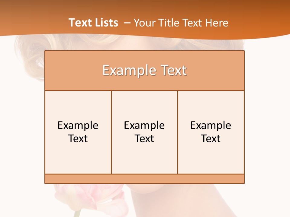 Cosmetology White Background Fashion PowerPoint Template