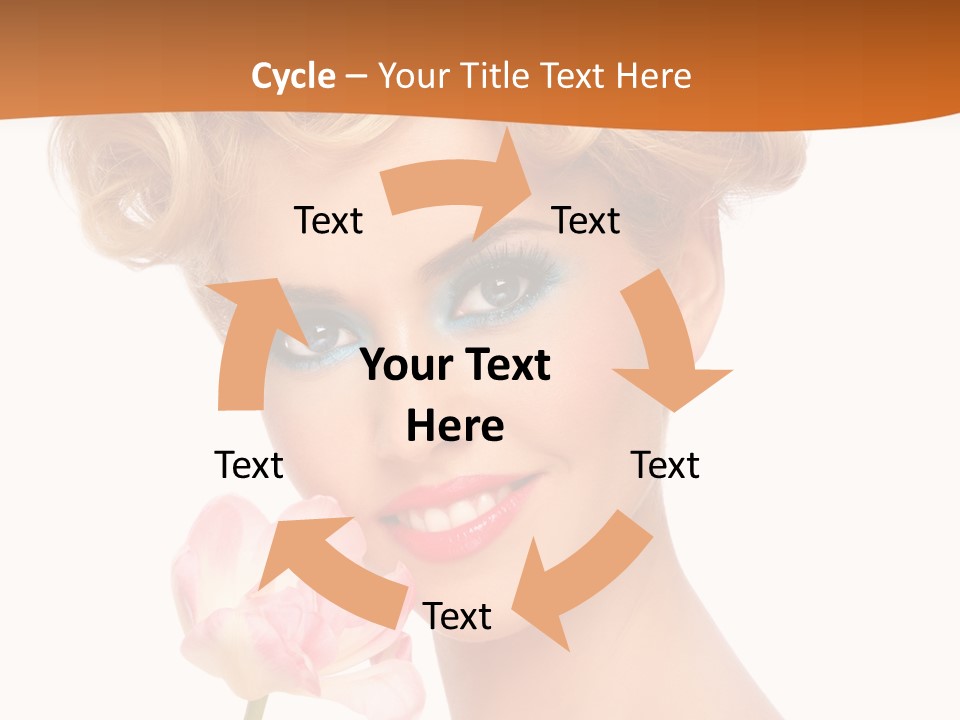 Cosmetology White Background Fashion PowerPoint Template