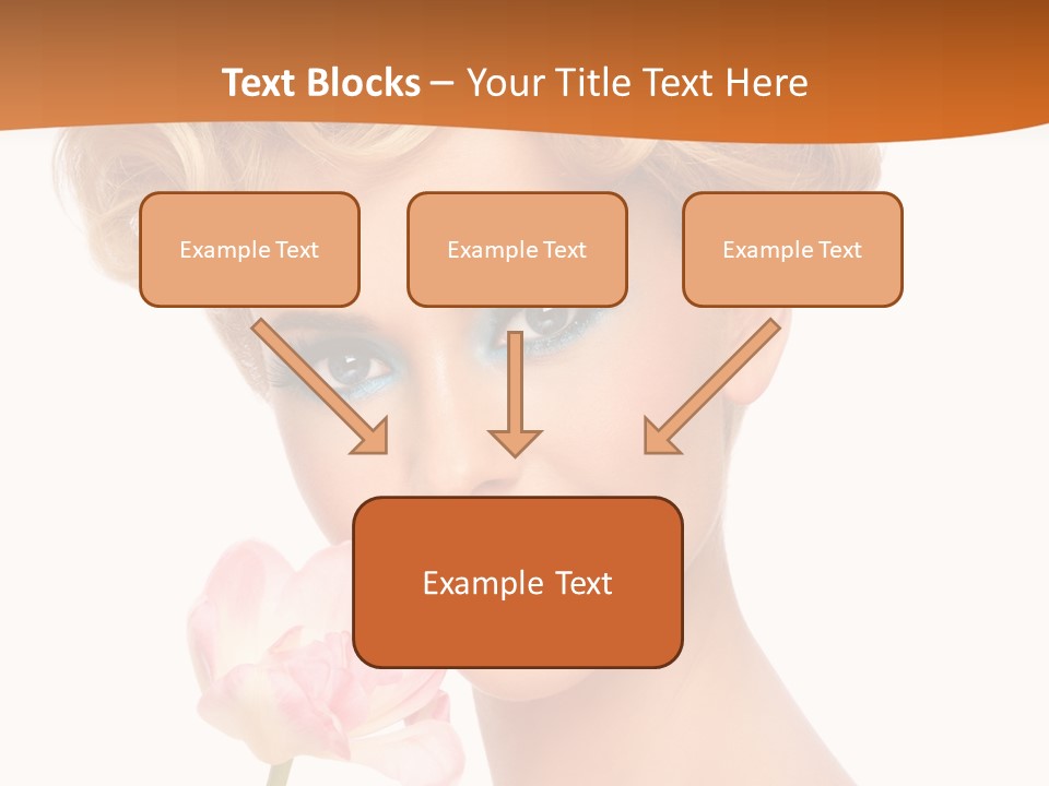 Cosmetology White Background Fashion PowerPoint Template