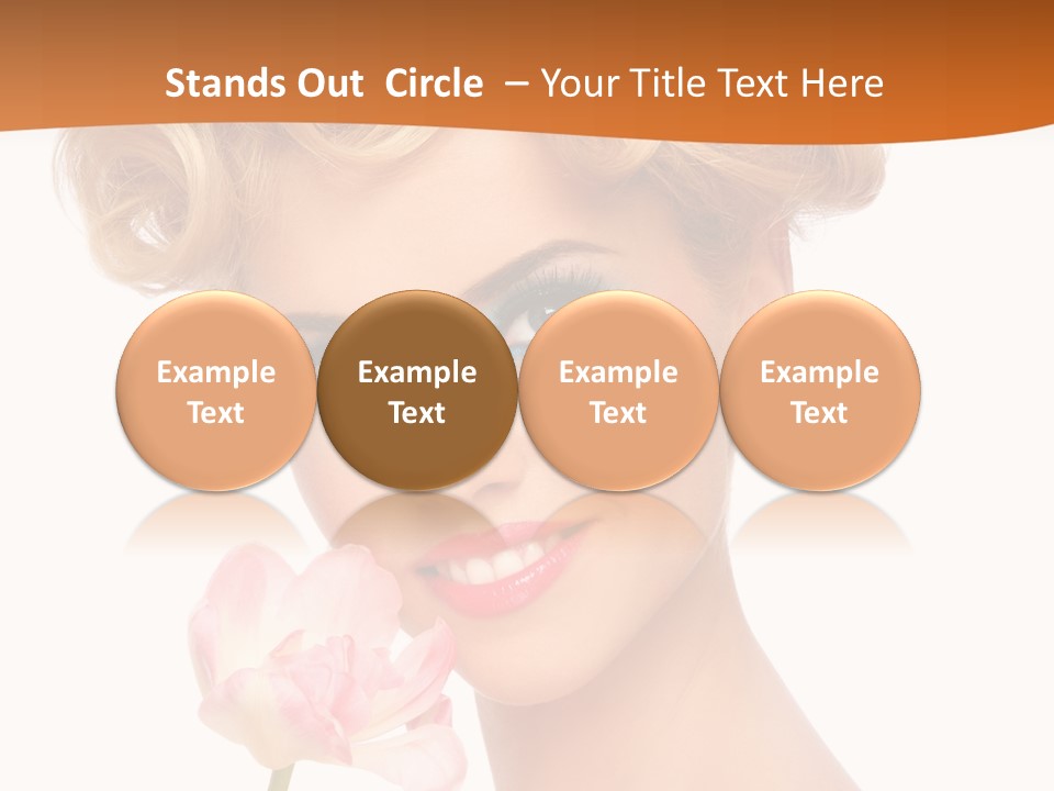 Cosmetology White Background Fashion PowerPoint Template