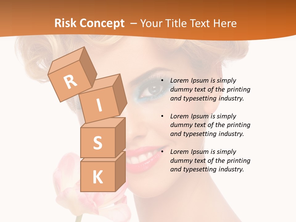 Cosmetology White Background Fashion PowerPoint Template