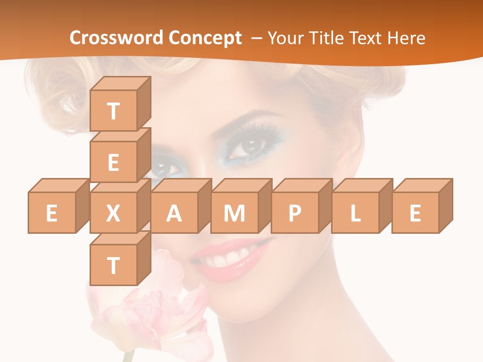 Cosmetology White Background Fashion PowerPoint Template