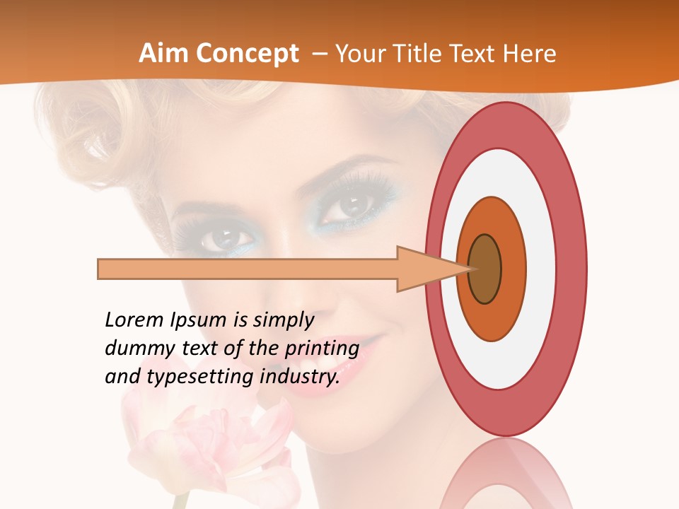 Cosmetology White Background Fashion PowerPoint Template