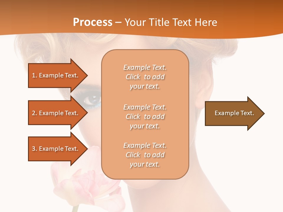 Cosmetology White Background Fashion PowerPoint Template