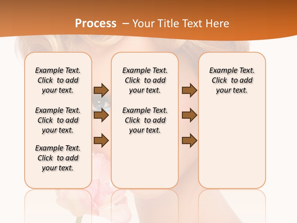 Cosmetology White Background Fashion PowerPoint Template