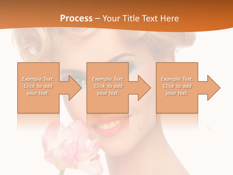 Cosmetology White Background Fashion PowerPoint Template