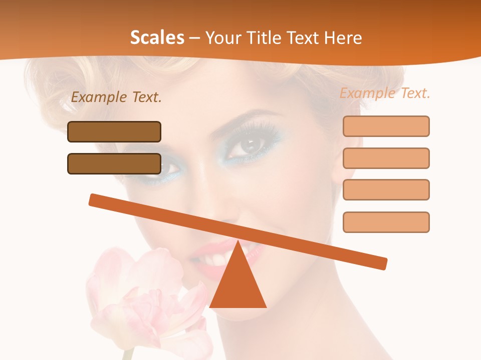 Cosmetology White Background Fashion PowerPoint Template