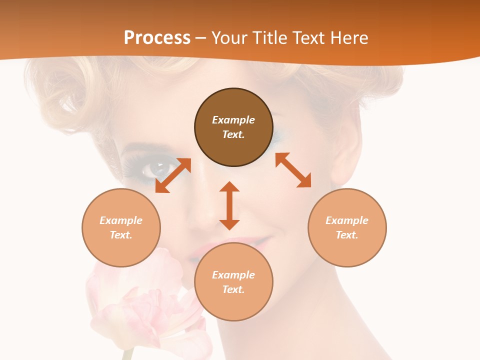 Cosmetology White Background Fashion PowerPoint Template