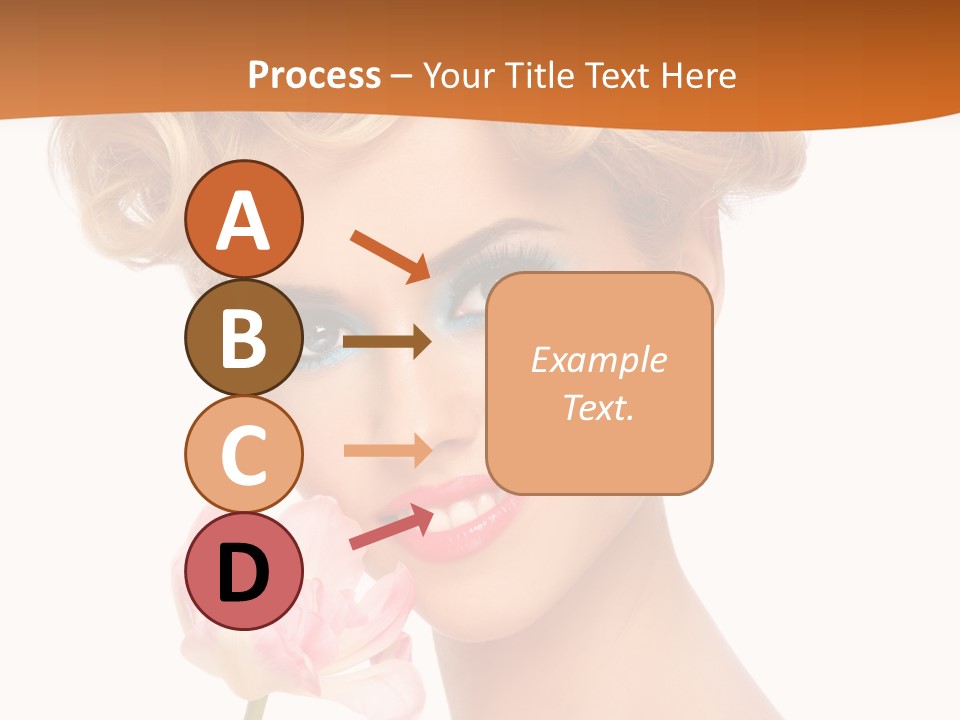 Cosmetology White Background Fashion PowerPoint Template