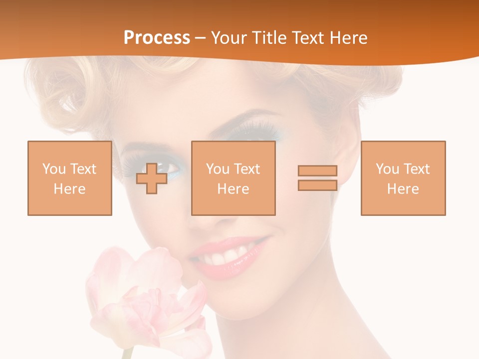 Cosmetology White Background Fashion PowerPoint Template