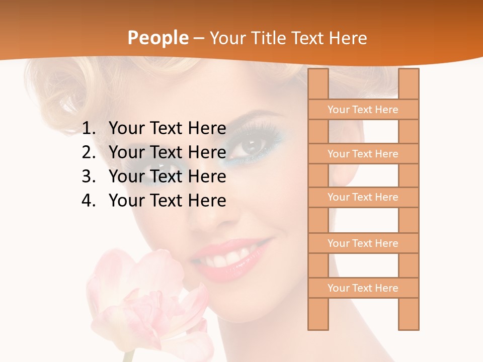 Cosmetology White Background Fashion PowerPoint Template