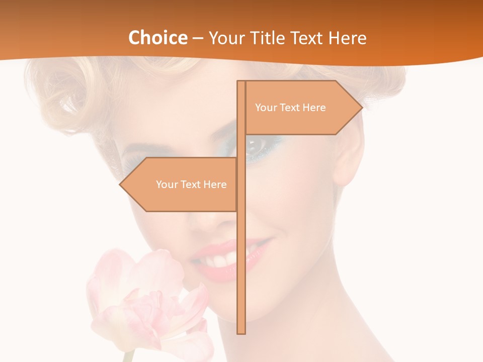 Cosmetology White Background Fashion PowerPoint Template