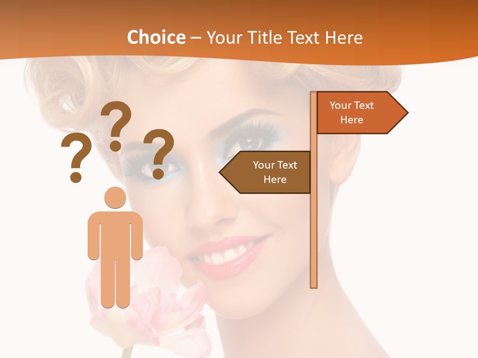 Cosmetology White Background Fashion PowerPoint Template