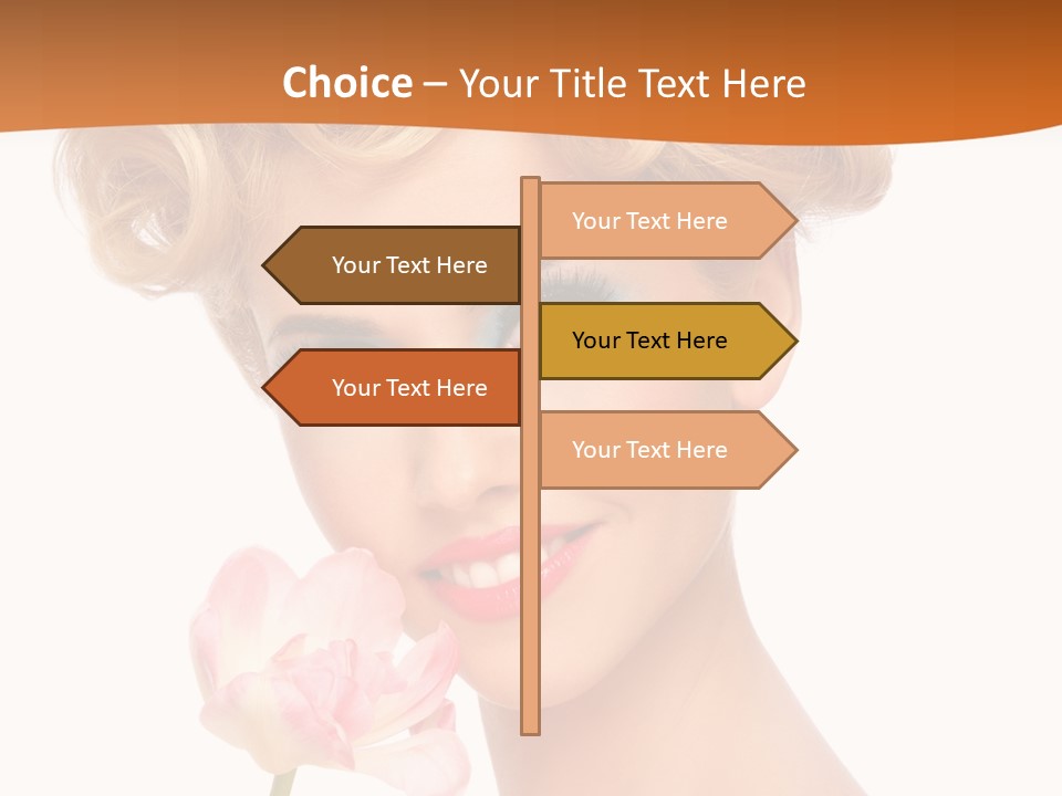 Cosmetology White Background Fashion PowerPoint Template