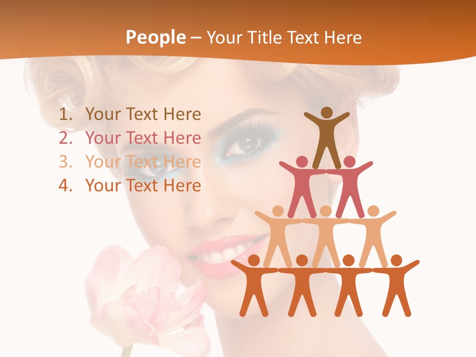 Cosmetology White Background Fashion PowerPoint Template