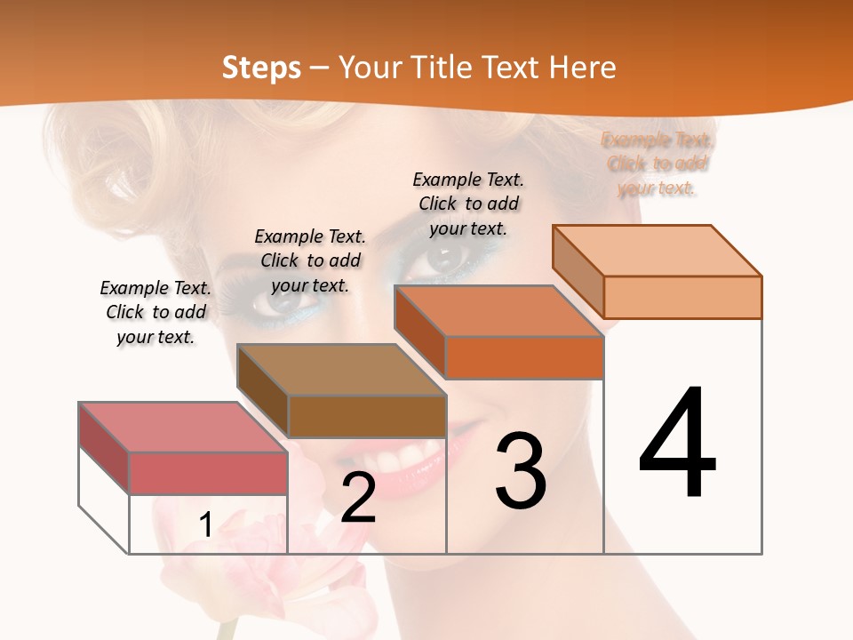 Cosmetology White Background Fashion PowerPoint Template