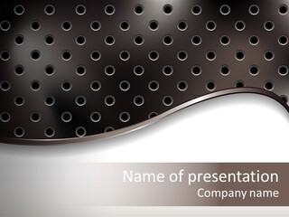 Aluminum Iron Metallic PowerPoint Template