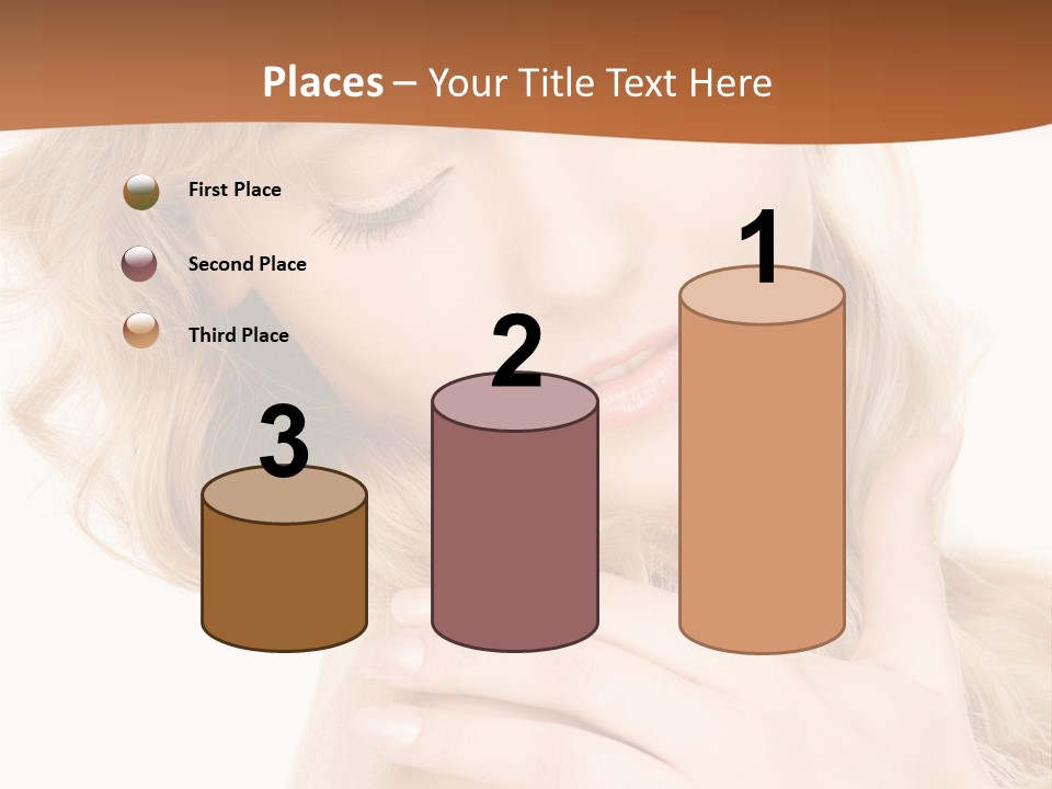 Visage Person Pretty PowerPoint Template