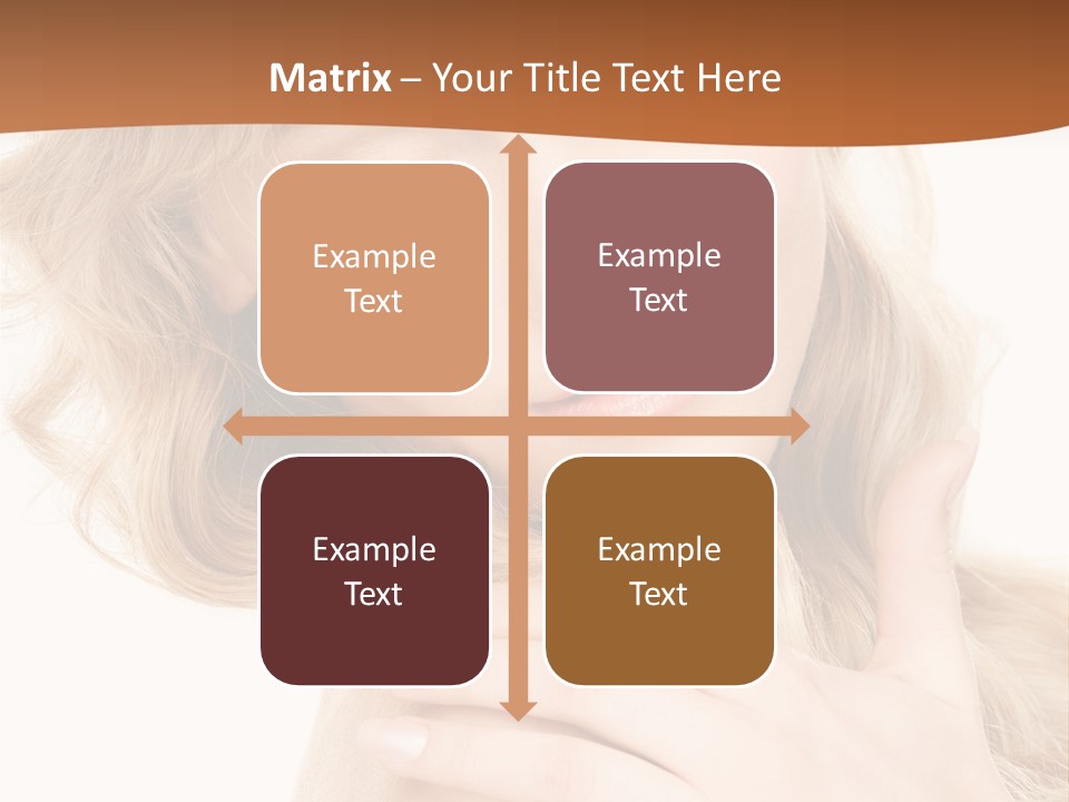 Visage Person Pretty PowerPoint Template