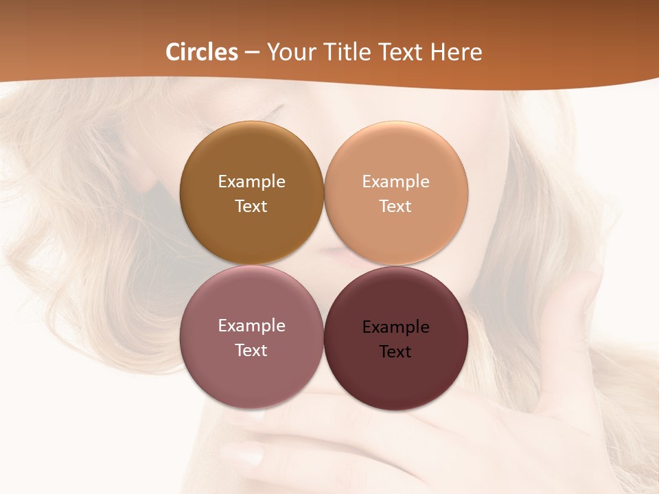 Visage Person Pretty PowerPoint Template