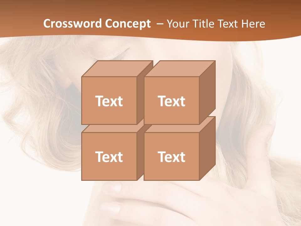 Visage Person Pretty PowerPoint Template