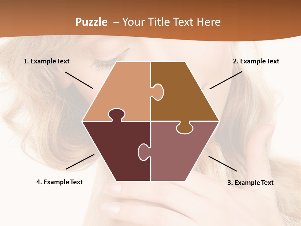 Visage Person Pretty PowerPoint Template