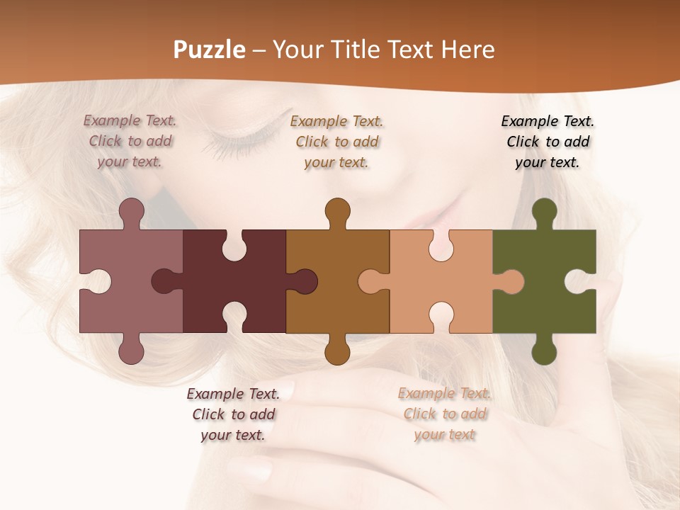 Visage Person Pretty PowerPoint Template