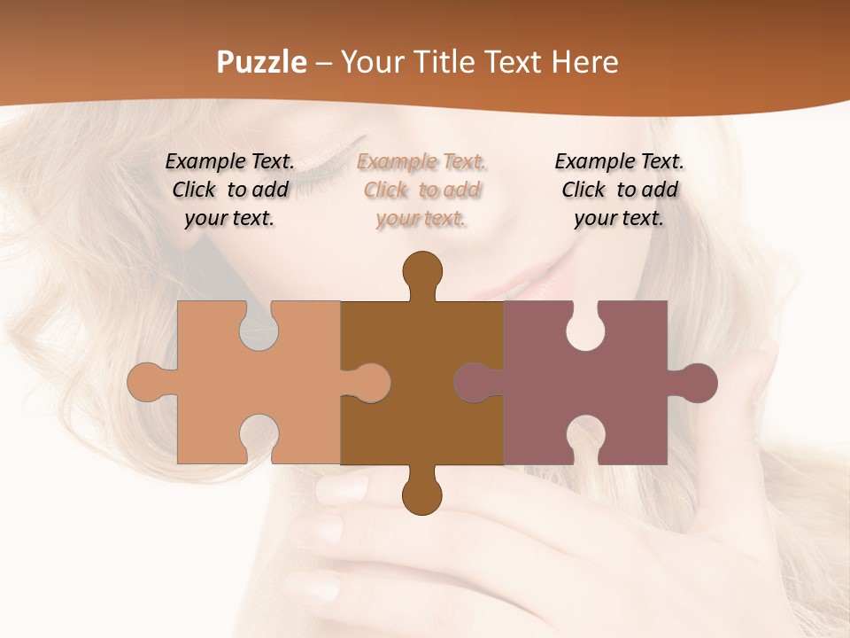 Visage Person Pretty PowerPoint Template