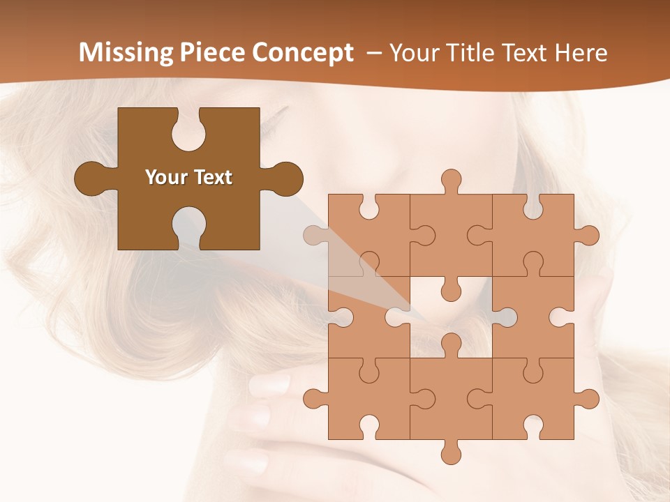 Visage Person Pretty PowerPoint Template