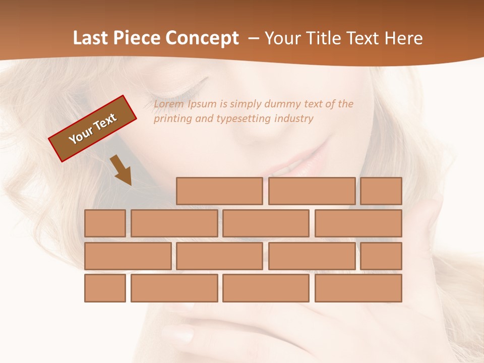 Visage Person Pretty PowerPoint Template