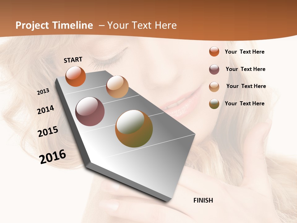 Visage Person Pretty PowerPoint Template