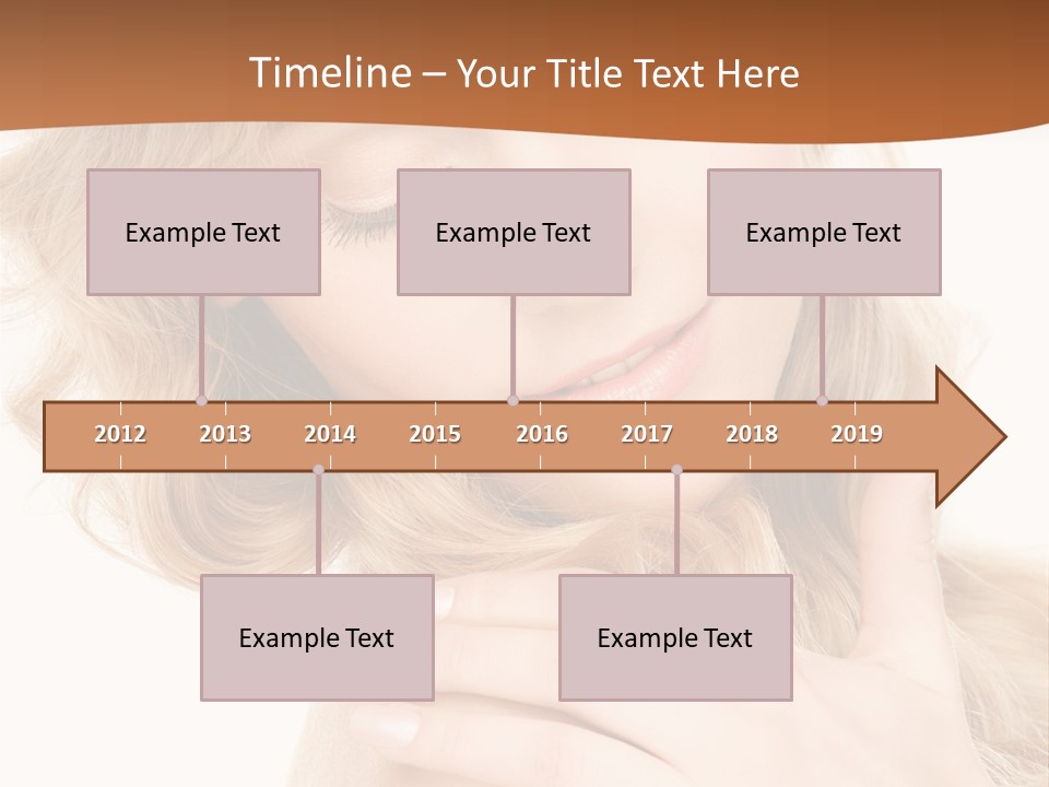 Visage Person Pretty PowerPoint Template