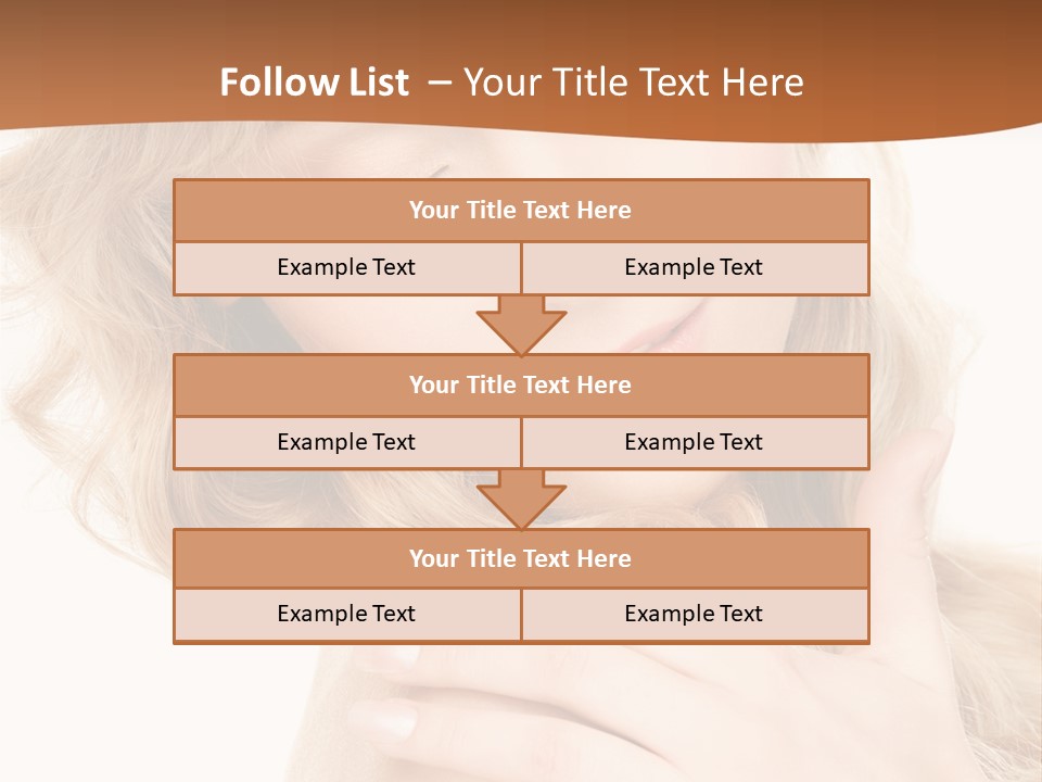 Visage Person Pretty PowerPoint Template