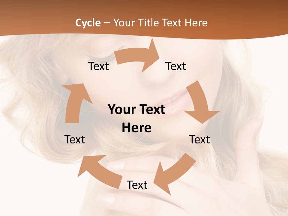 Visage Person Pretty PowerPoint Template