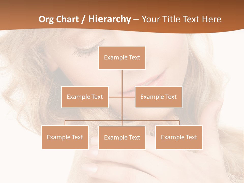 Visage Person Pretty PowerPoint Template