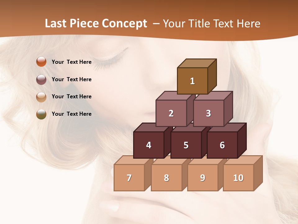 Visage Person Pretty PowerPoint Template