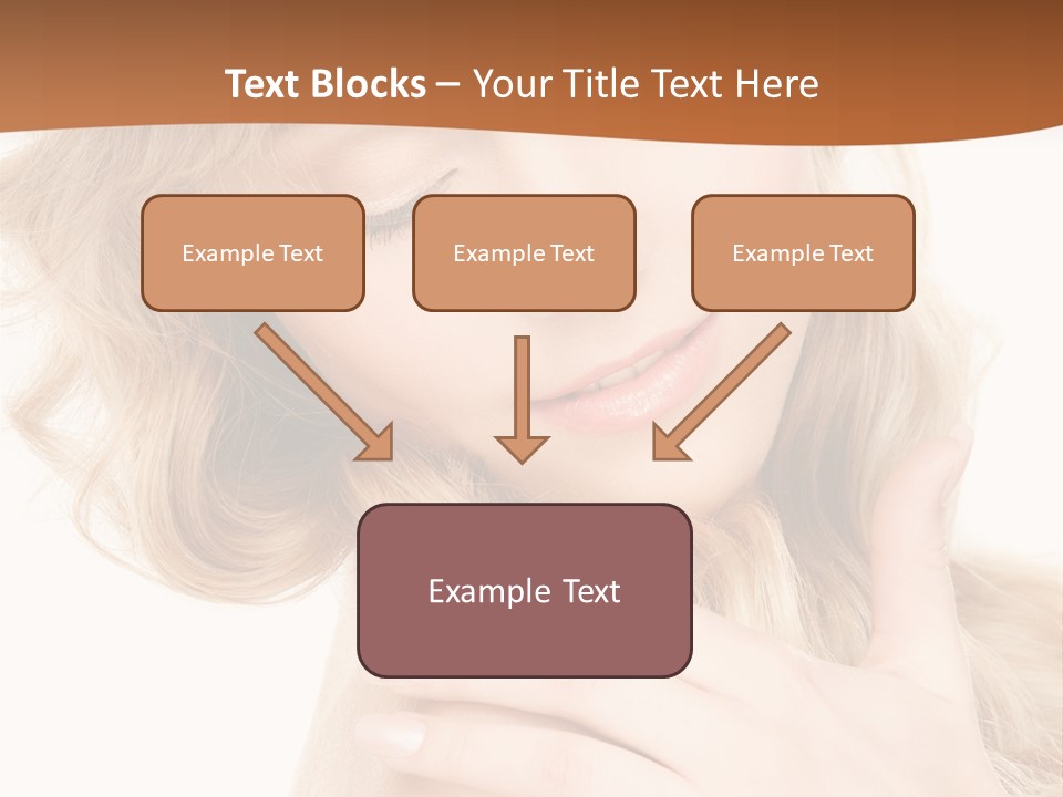 Visage Person Pretty PowerPoint Template