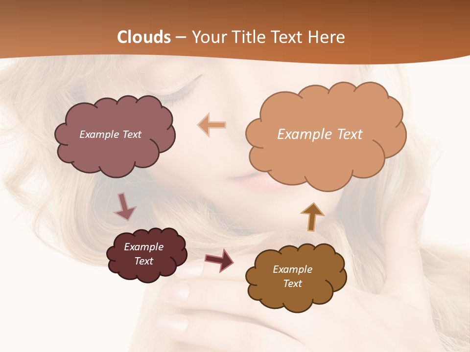 Visage Person Pretty PowerPoint Template