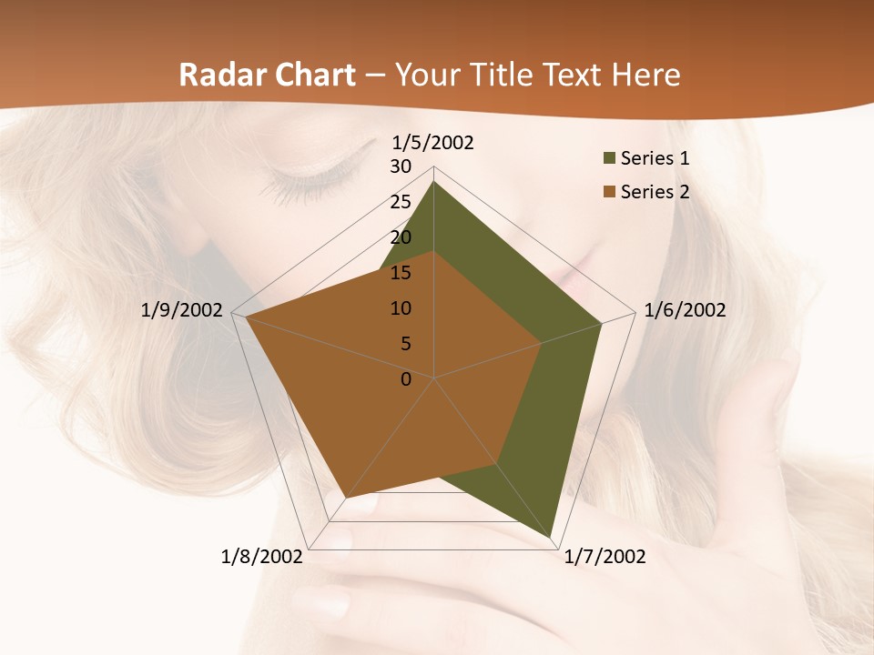 Visage Person Pretty PowerPoint Template