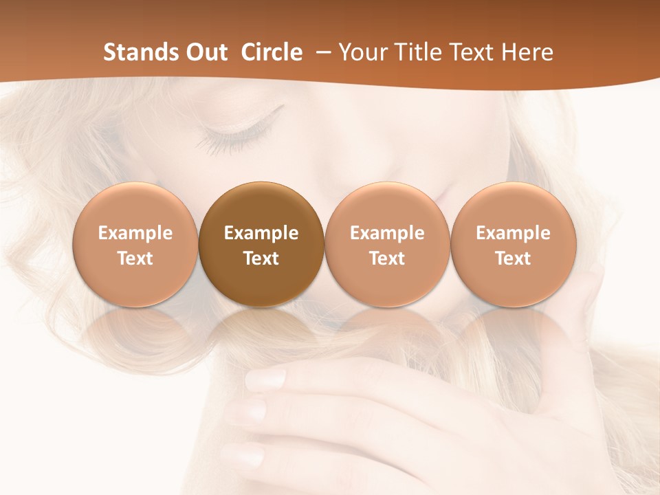 Visage Person Pretty PowerPoint Template