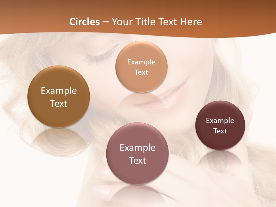 Visage Person Pretty PowerPoint Template